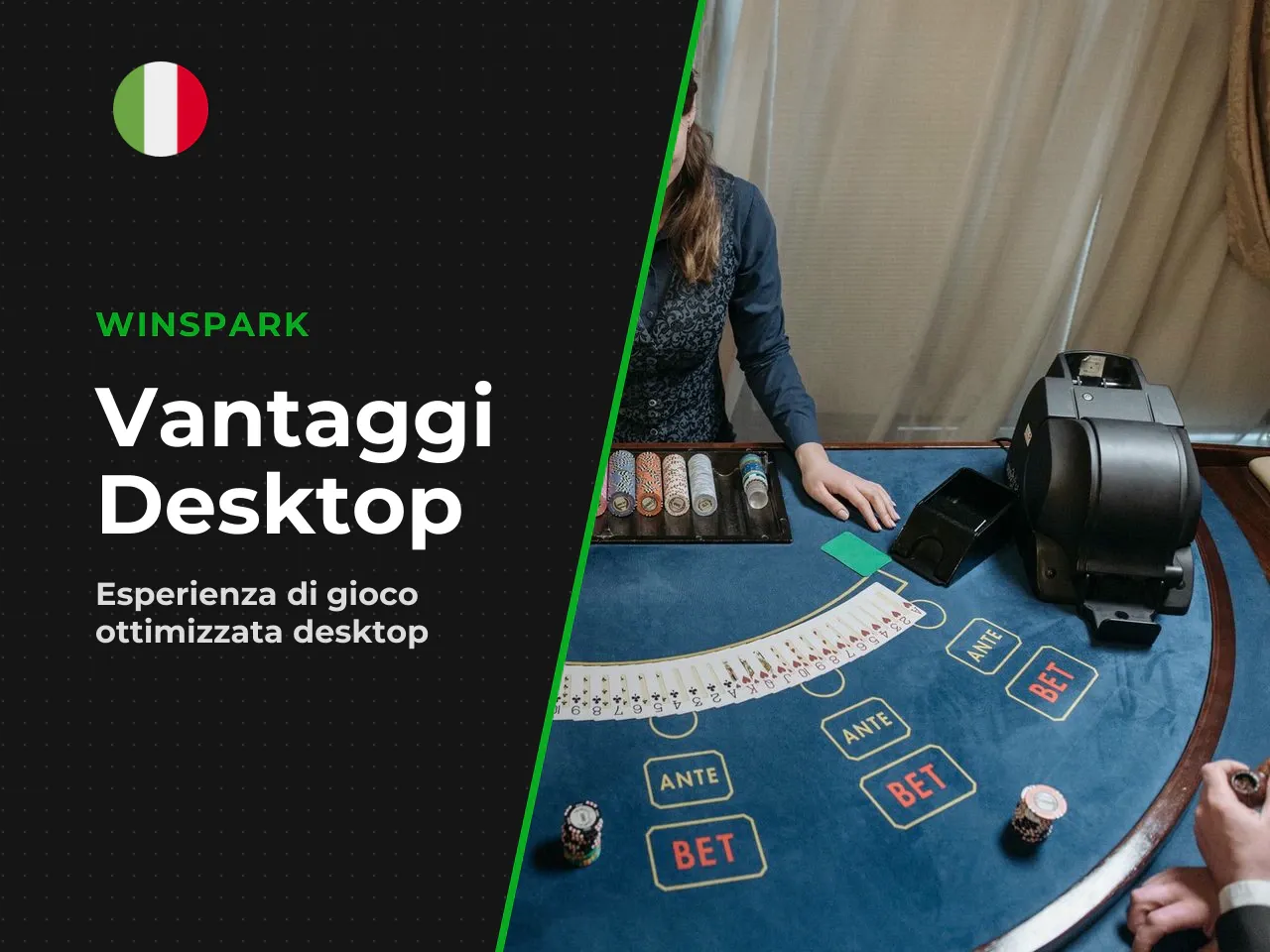 Vantaggi pratici della versione desktop. Winspark