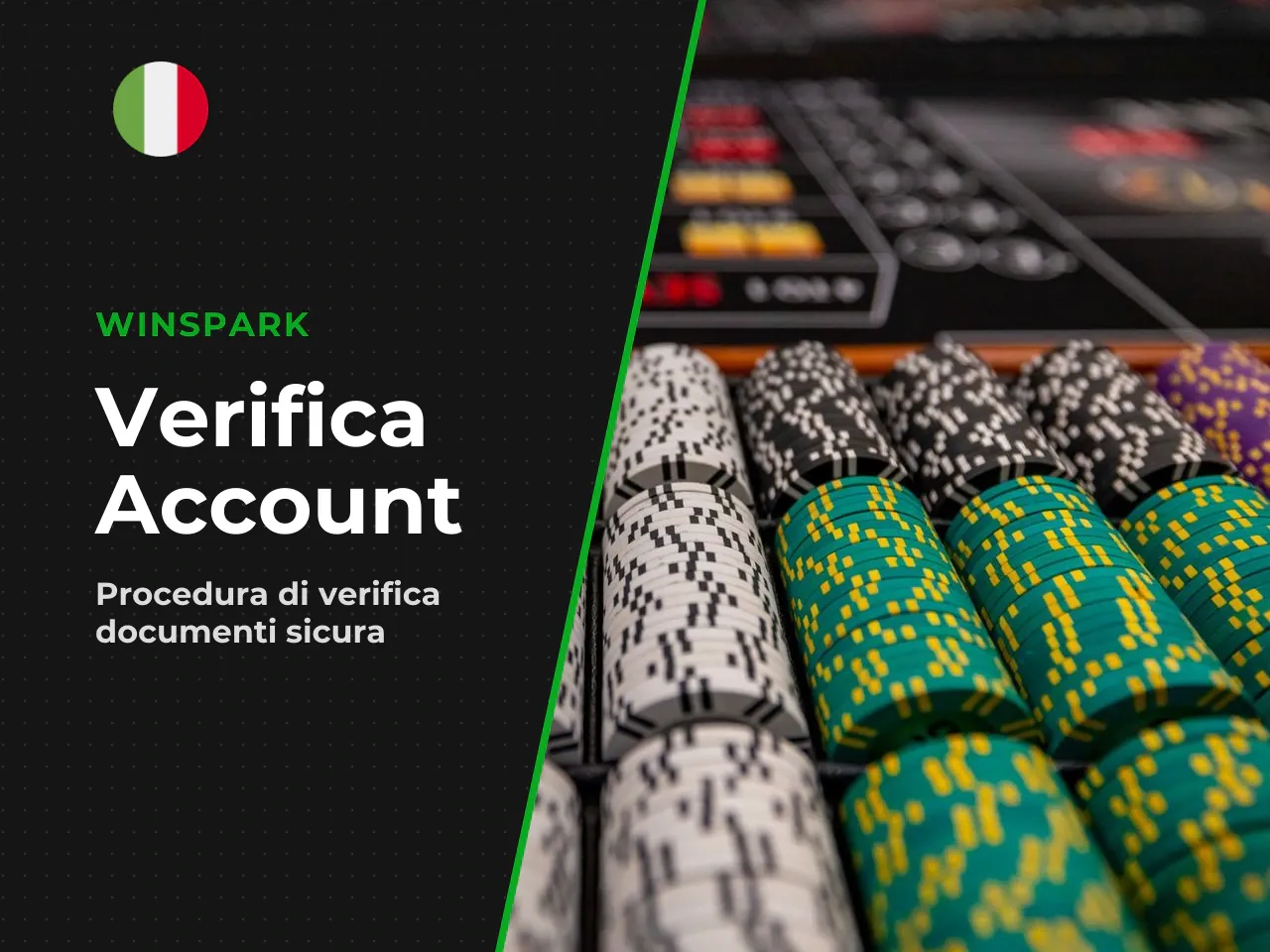 Verifica dell'account e documenti richiesti. La