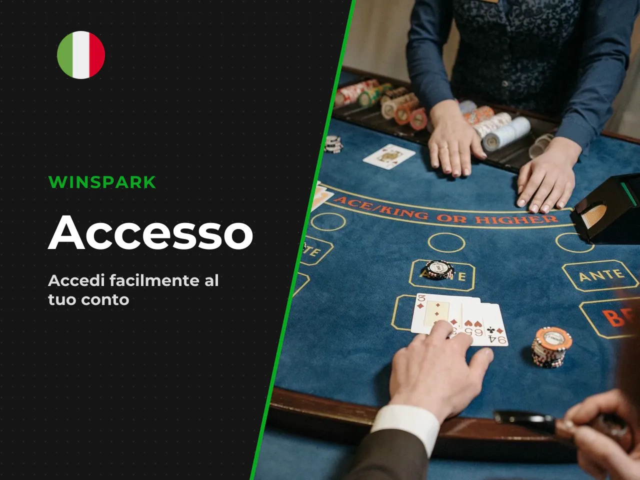 Winspark login come accedere, bonus e