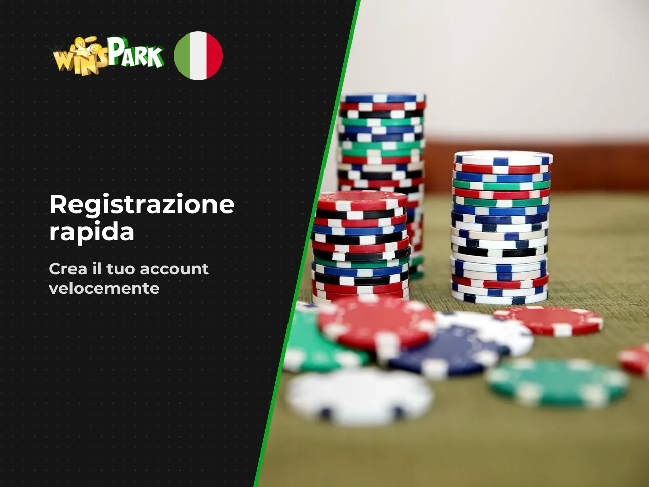 Registrazione su Winspark passo dopo passo