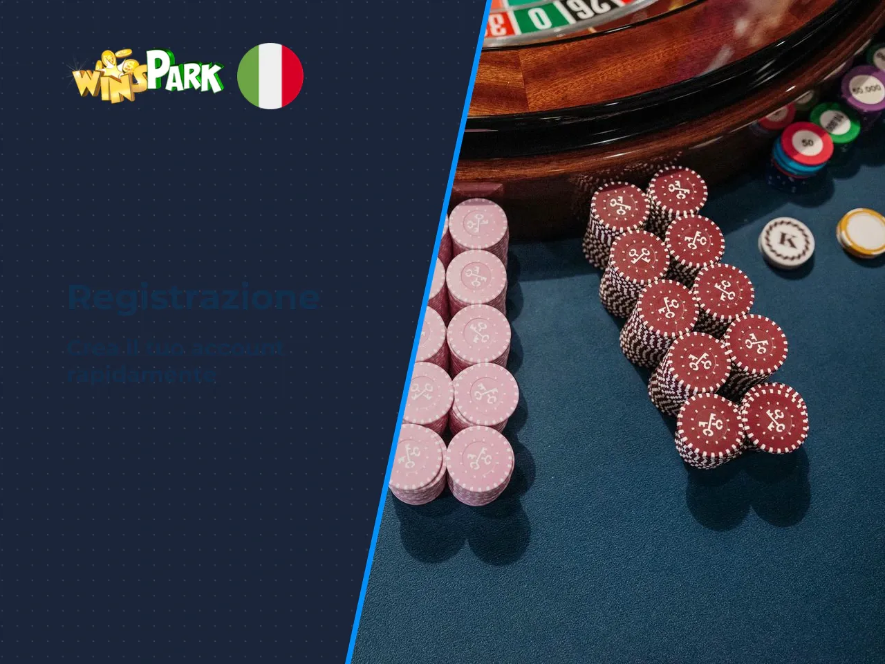 Registrazione su Winspark passo dopo passo