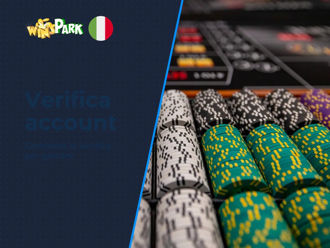 Dati richiesti e conferma dell'account
