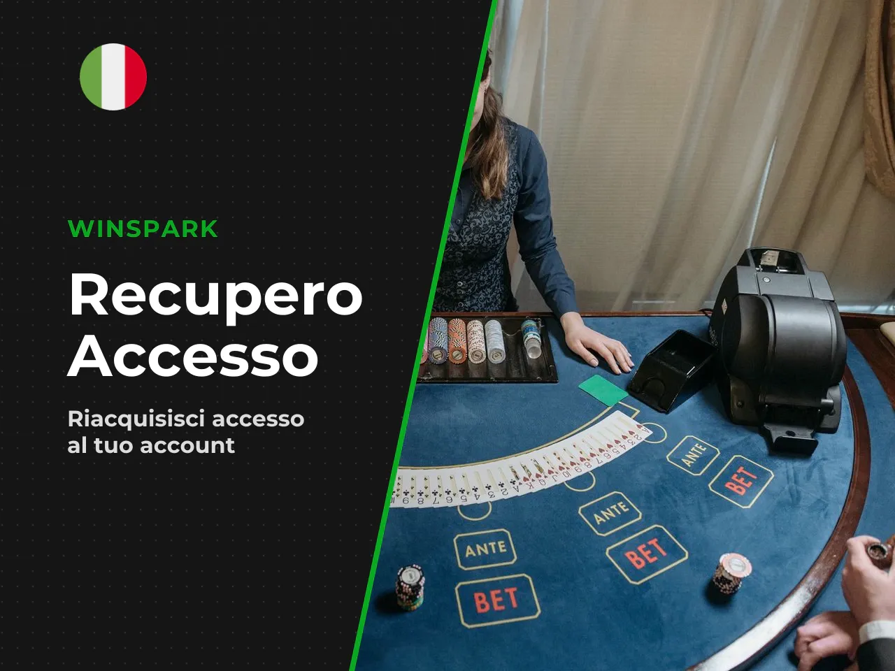 Recupero account e conferma dei dati