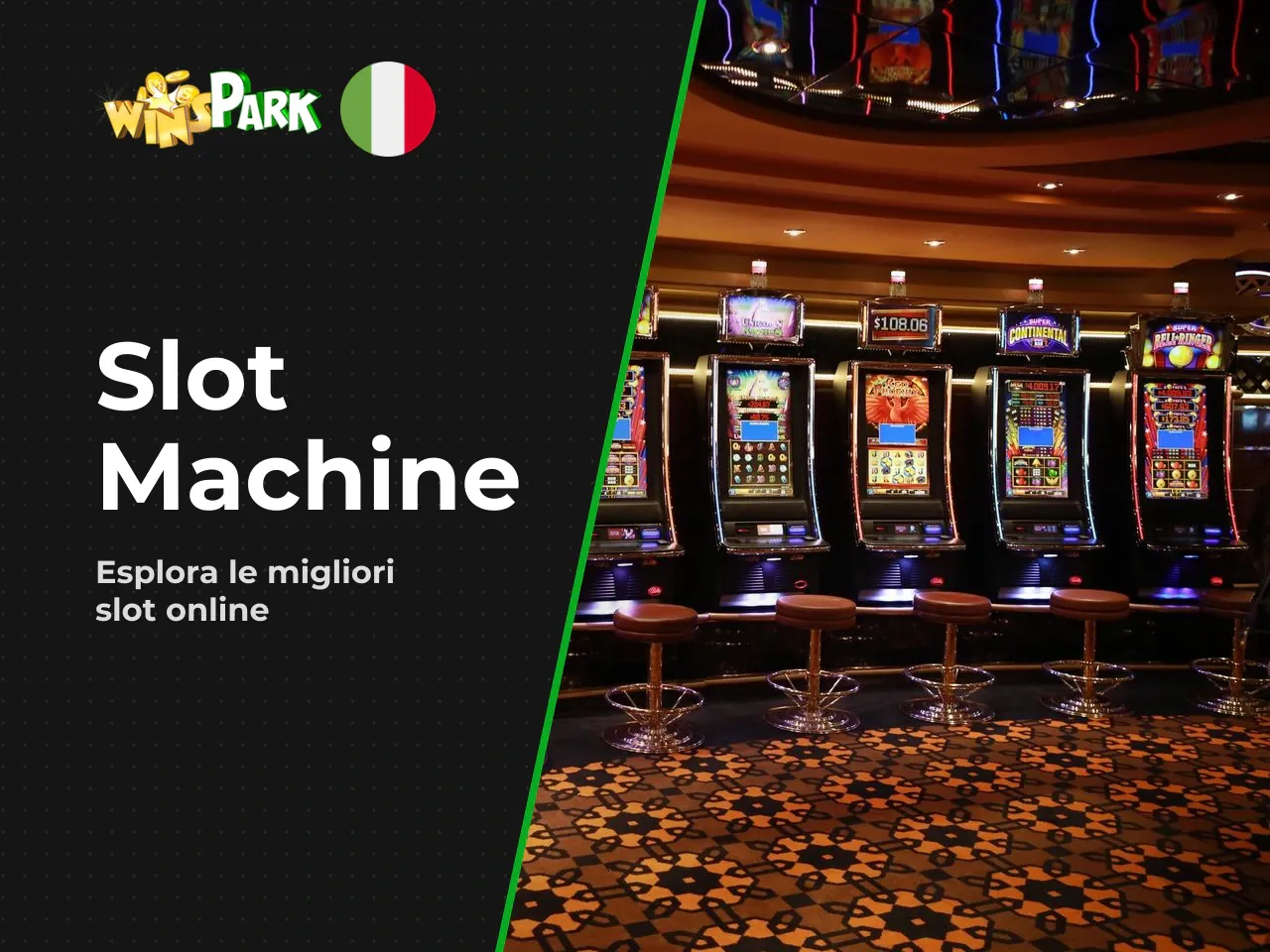 Winspark classici, slot machine e titoli popolari. Le slot costituiscono il nucleo dell'offerta, con oltre 80 titoli sviluppati prevalentemente dal provider Netoplay (ora Anakatech), specializzato in 