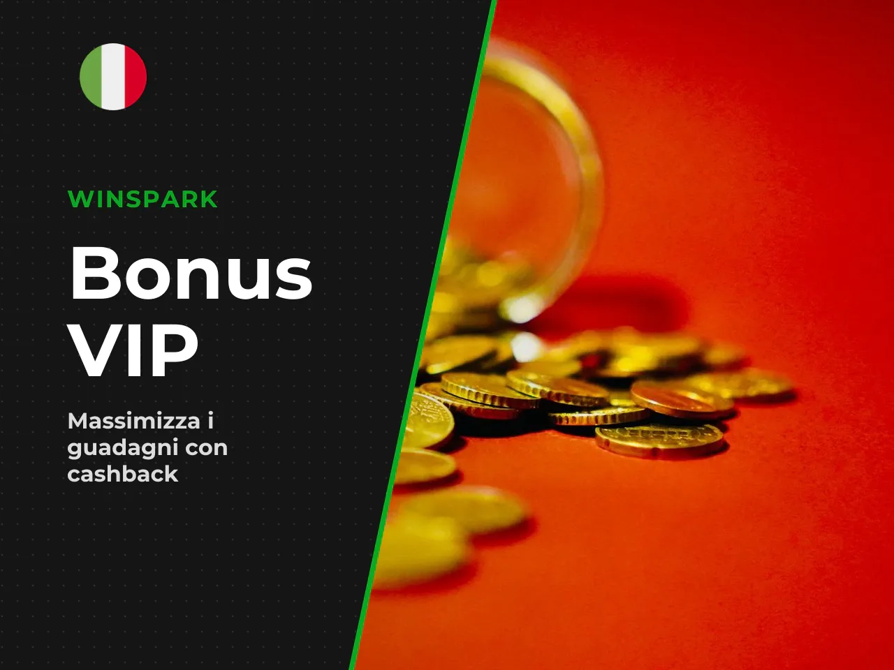 Bonus di benvenuto, cashback e programma
