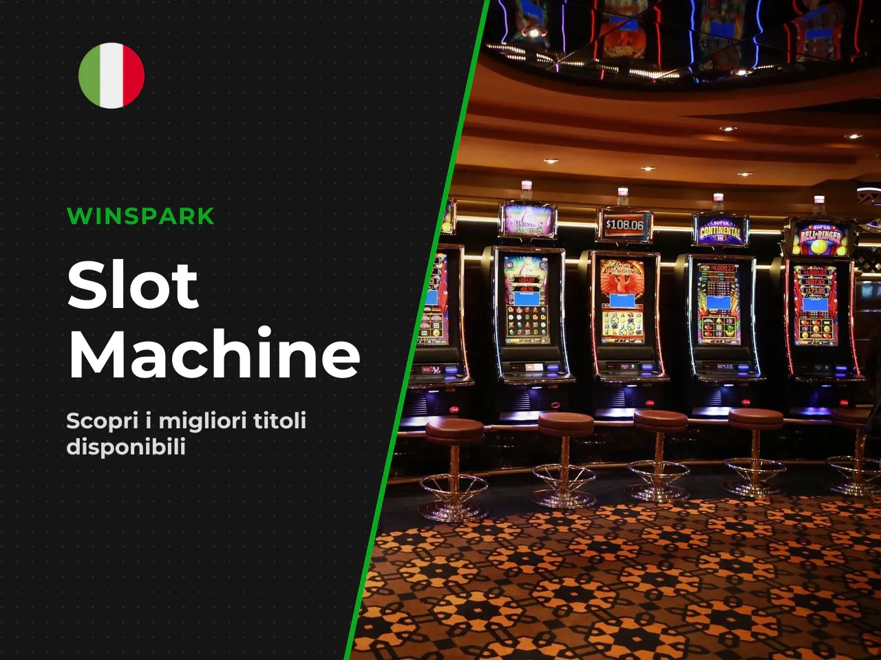Slot machine, giochi istantanei e tavoli