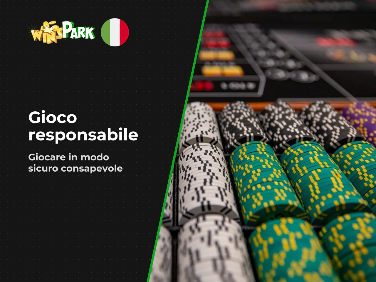 Gioco responsabile. Winspark offre alcuni strumenti