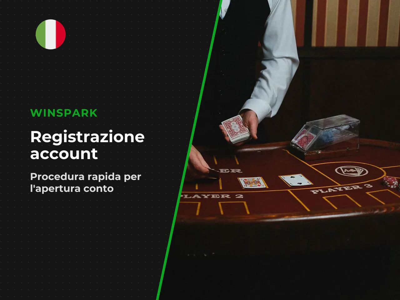 Dati e passaggi richiesti per aprire