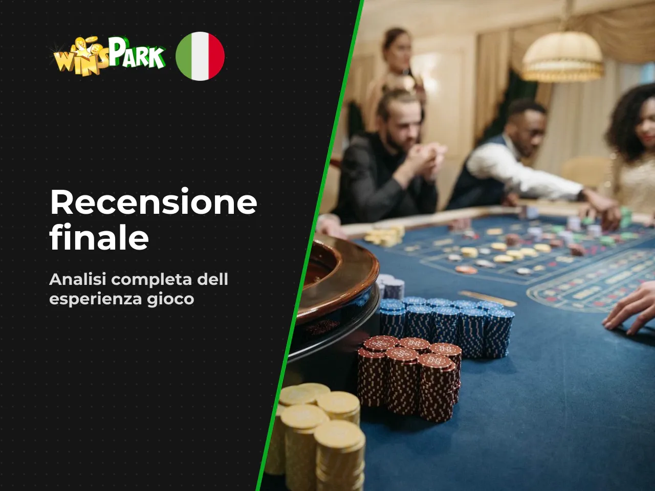 Conclusioni e raccomandazioni. Winspark si presenta come una piattaforma funzionale, con un'interfaccia in italiano ben progettata, un'offerta di gratta e vinci tra le più ampie del settore e un live 