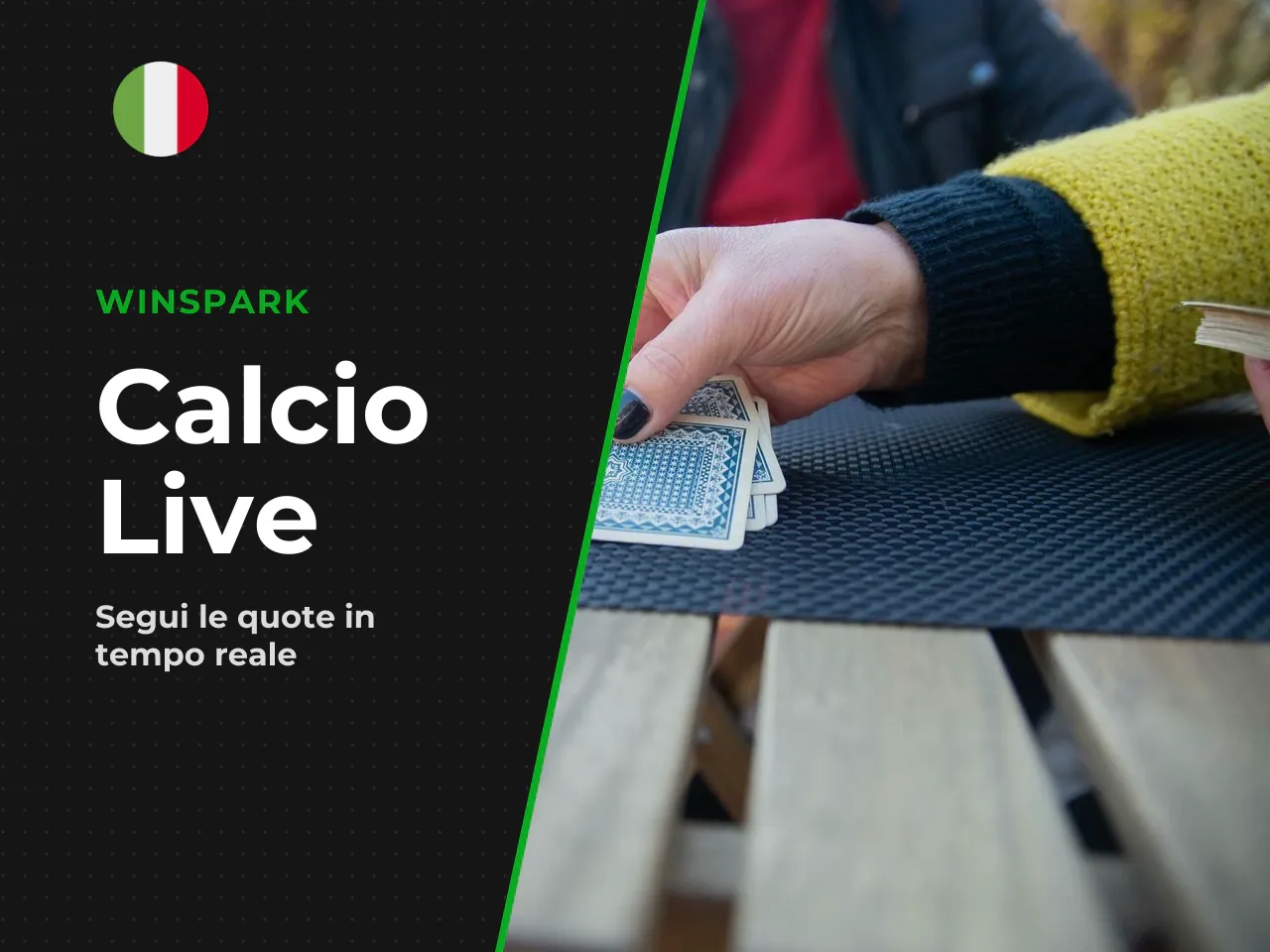 Live calcio e lettura immediata dell'offerta