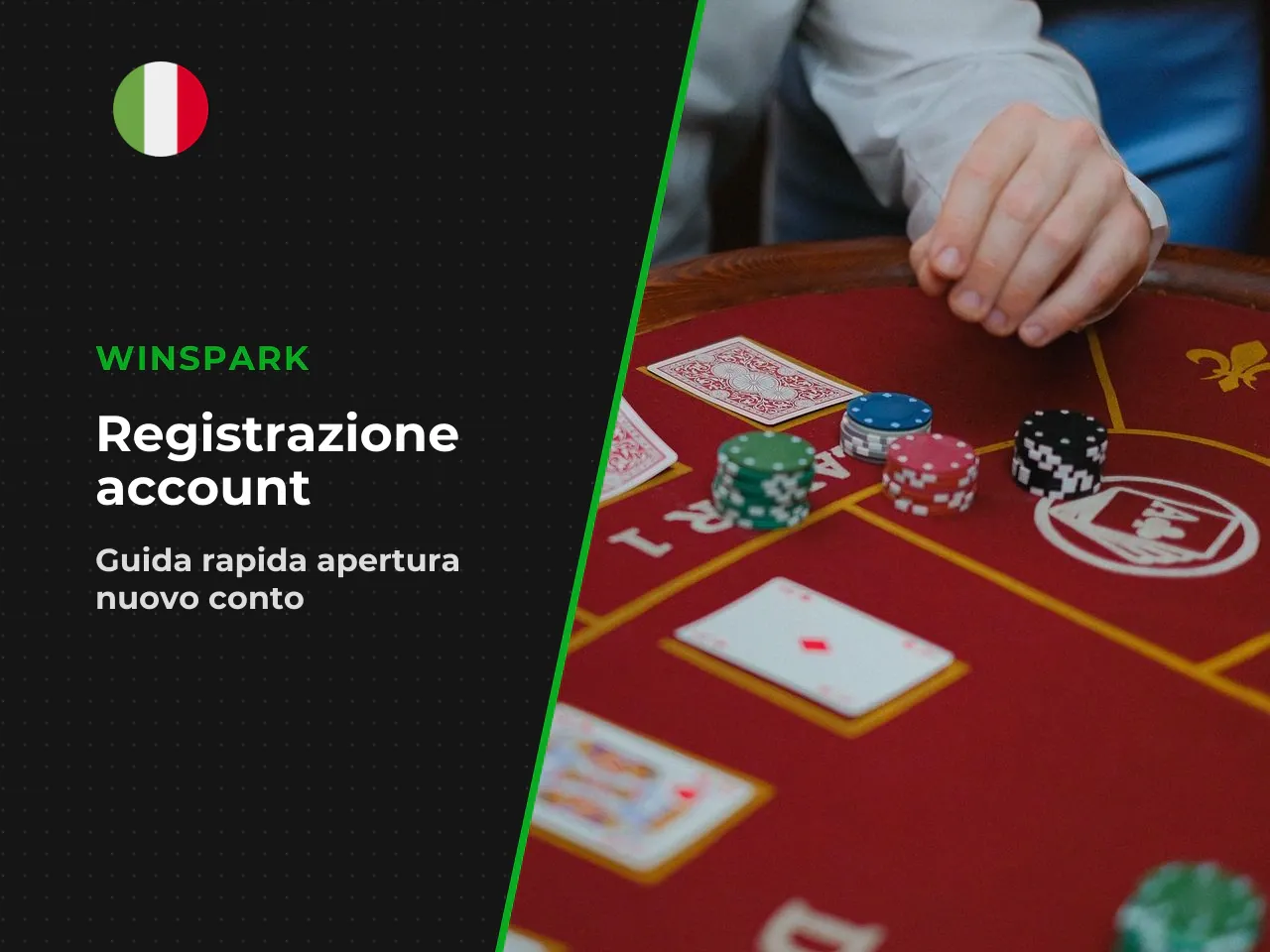 Registrazione su Winspark passo dopo passo